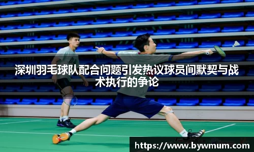 深圳羽毛球队配合问题引发热议球员间默契与战术执行的争论
